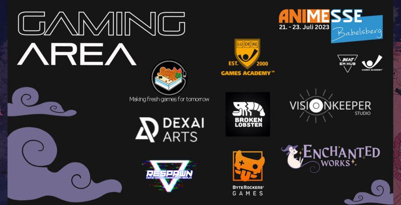 Die neue Gaming Area auf der Anime Messe 2023 stellt sich vor
