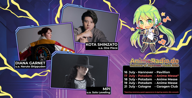 Summer of Japanese Music 2026 Tour @ Anime Messe Potsdam, Hannover und Köln