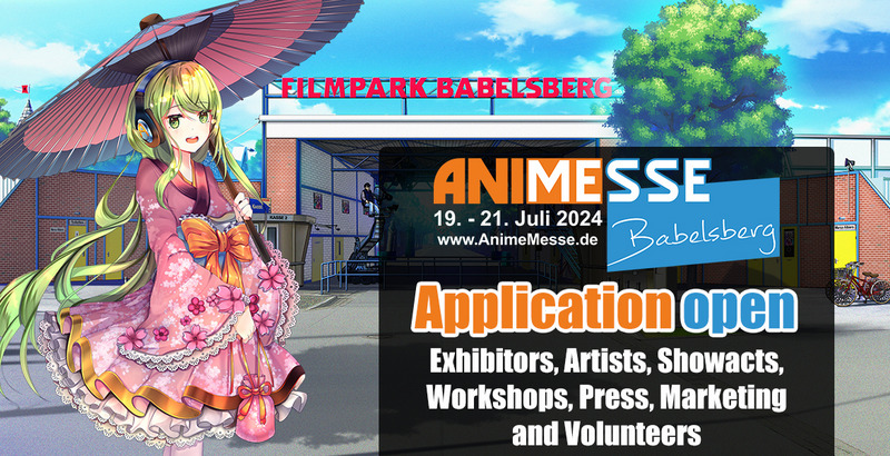 Anime Messe Babelsberg 2024 - Anmeldungen geöffnet