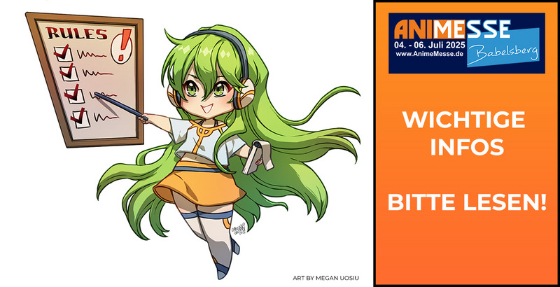 Letzte wichtige Infos für euren Besuch – Anime Messe Babelsberg 2025