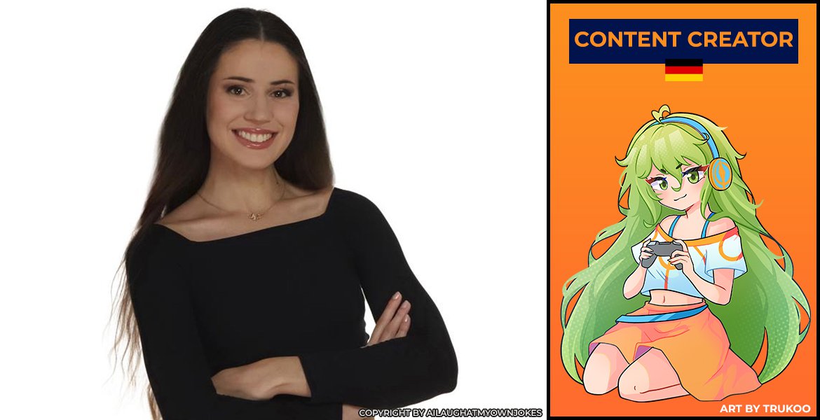 Silvia alias Ailaughatmyownjokes - Content Creator by INSTINCT3